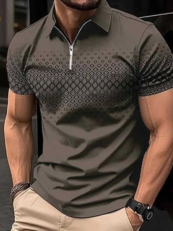 Polo de verano elegante para hombre - Tinte visón