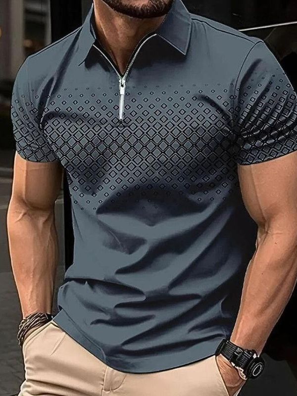 Polo de verano elegante para hombre - Tinte visón