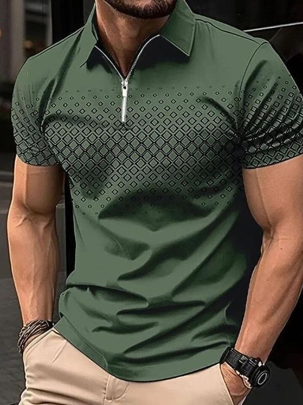Polo de verano elegante para hombre - Tinte visón