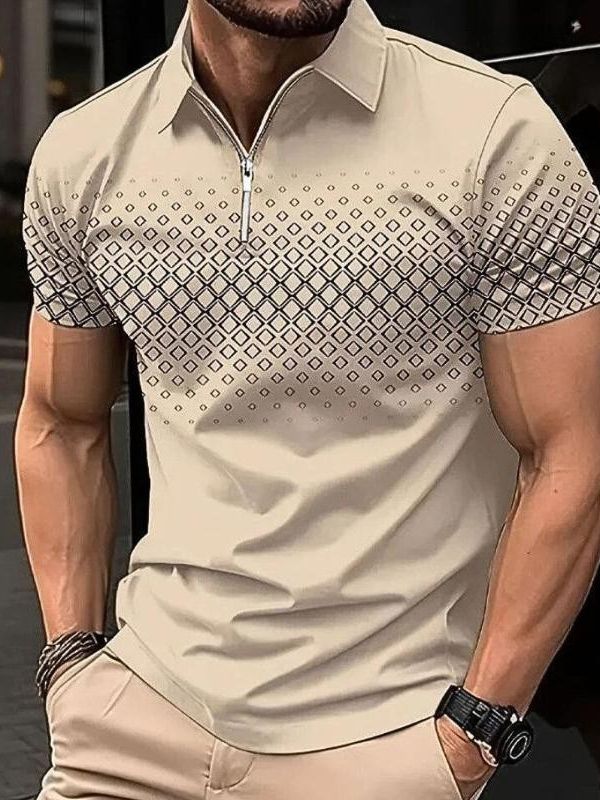 Polo de verano elegante para hombre - Tinte visón