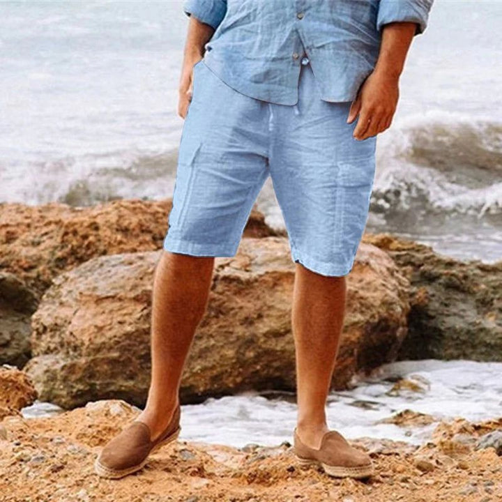 Elegantes pantalones cortos de lino - Reijer