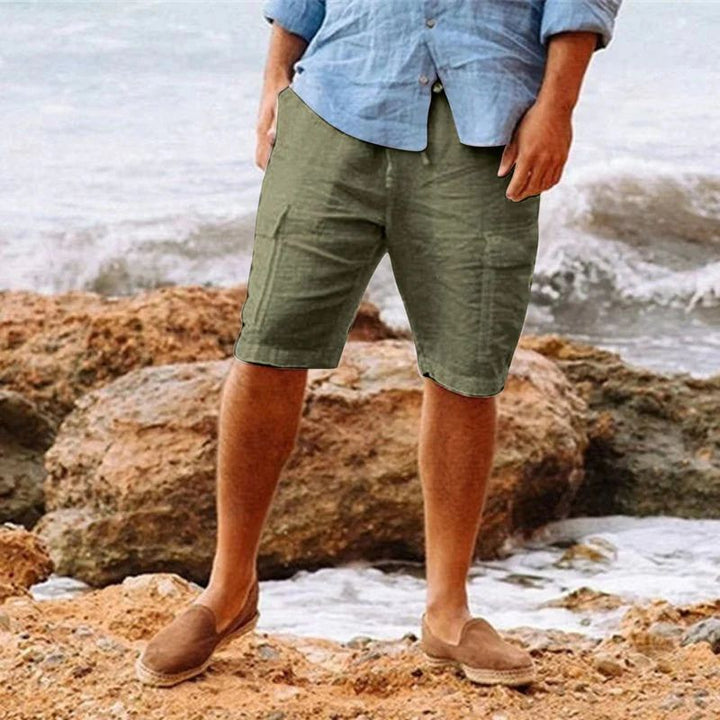 Elegantes pantalones cortos de lino - Reijer