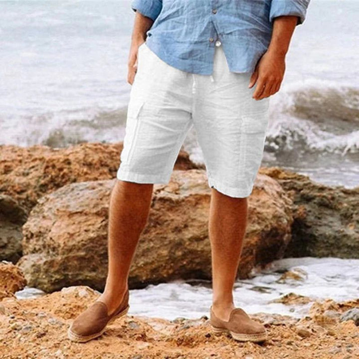 Elegantes pantalones cortos de lino - Reijer