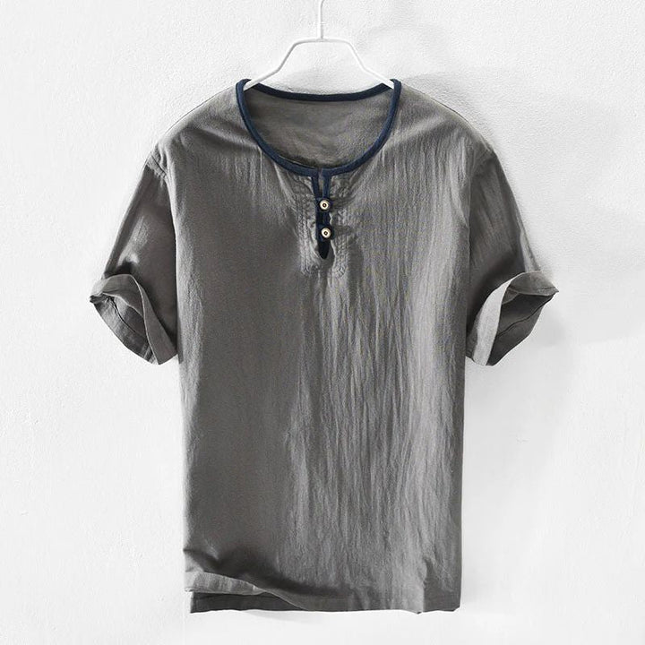 Camisa de verano de lino aireado para hombre - Hajo