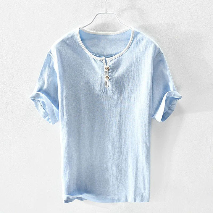 Camisa de verano de lino aireado para hombre - Hajo