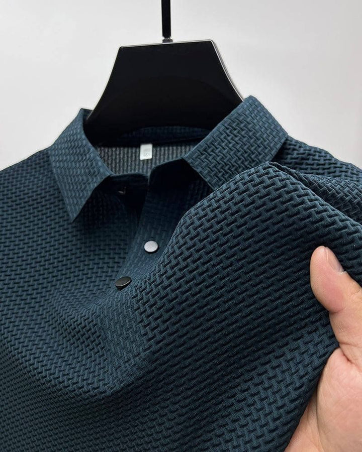 Elegante de lujo de malla de seda camisa de moda de verano - Morris