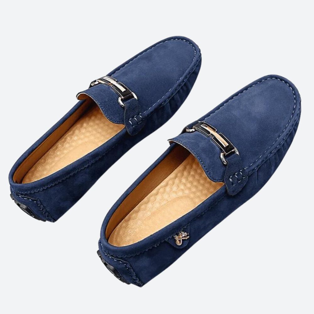 Elegante zapato de caballero de ante de lujo - Dorian