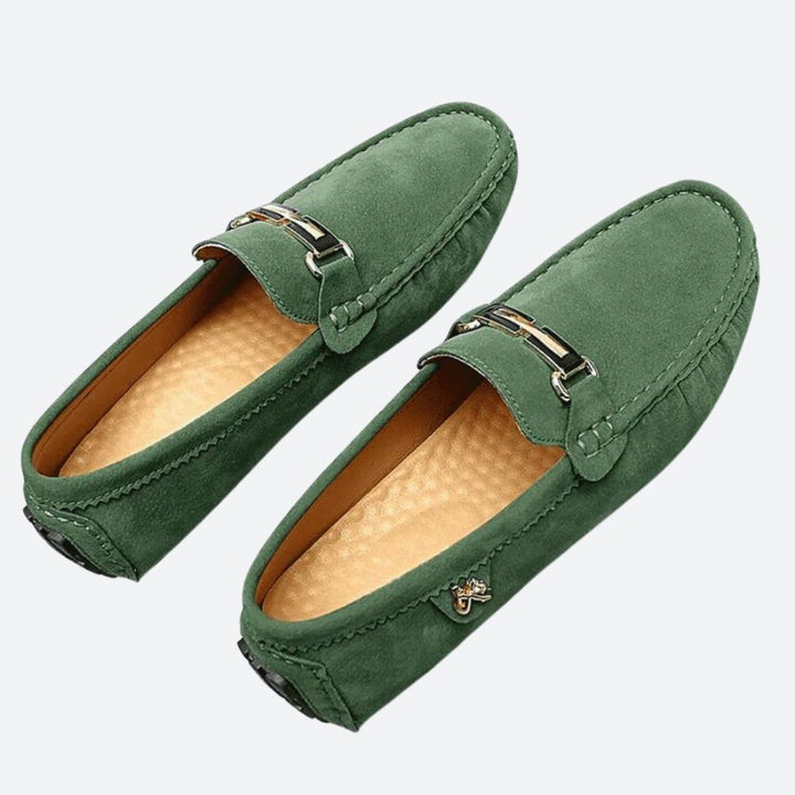 Elegante zapato de caballero de ante de lujo - Dorian