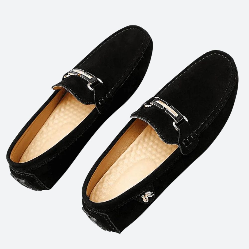 Elegante zapato de caballero de ante de lujo - Dorian
