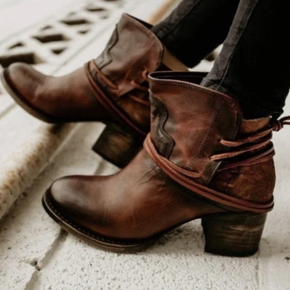 Botas elegantes para mujer - Zapatos de piel de lujo de Laurel