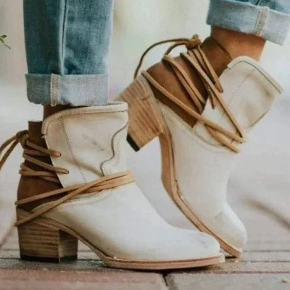 Botas elegantes para mujer - Zapatos de piel de lujo de Laurel