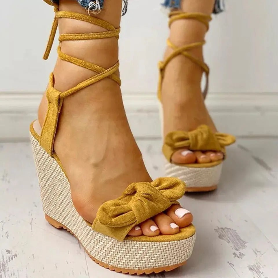 Emilia - Elegantes sandalias de verano con correa en el tobillo para mujer de diseño elegante