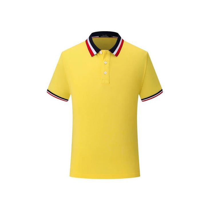 Elegante polo de verano con cuello a rayas - Jurn