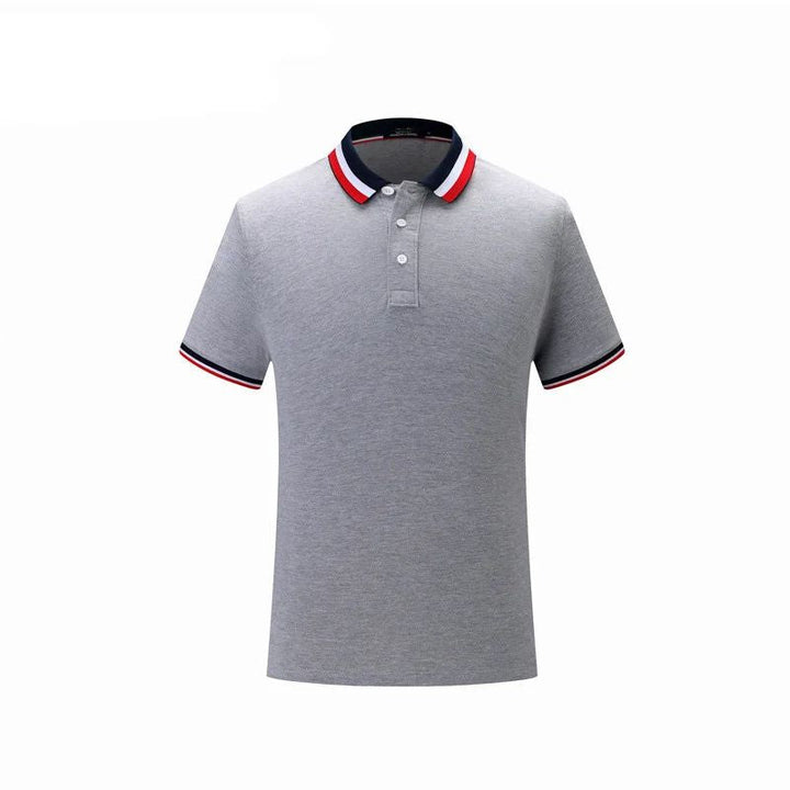 Elegante polo de verano con cuello a rayas - Jurn