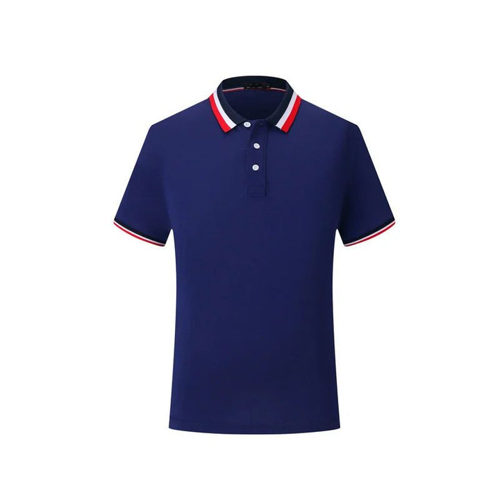 Elegante polo de verano con cuello a rayas - Jurn