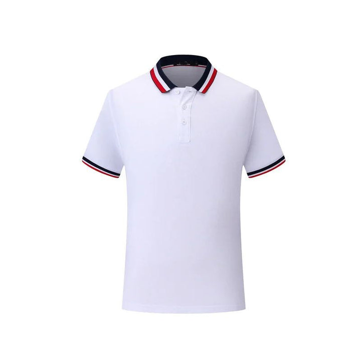 Elegante polo de verano con cuello a rayas - Jurn
