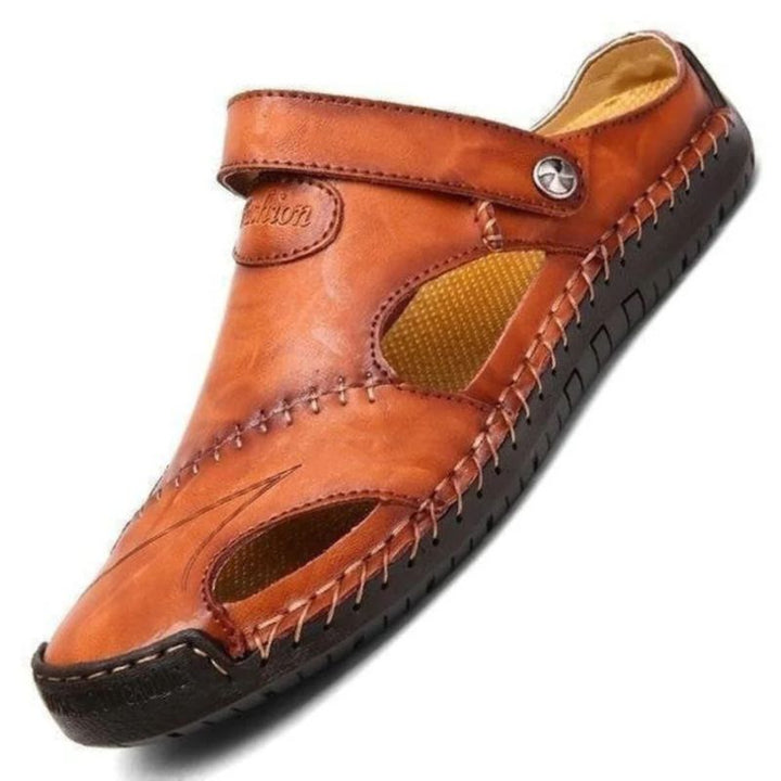 Lujosas sandalias de verano de piel con soporte ajustable - Lex