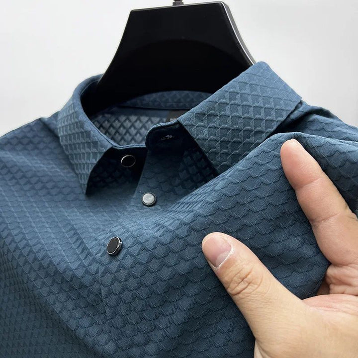 Polo de verano de seda de lujo para hombre - Frits