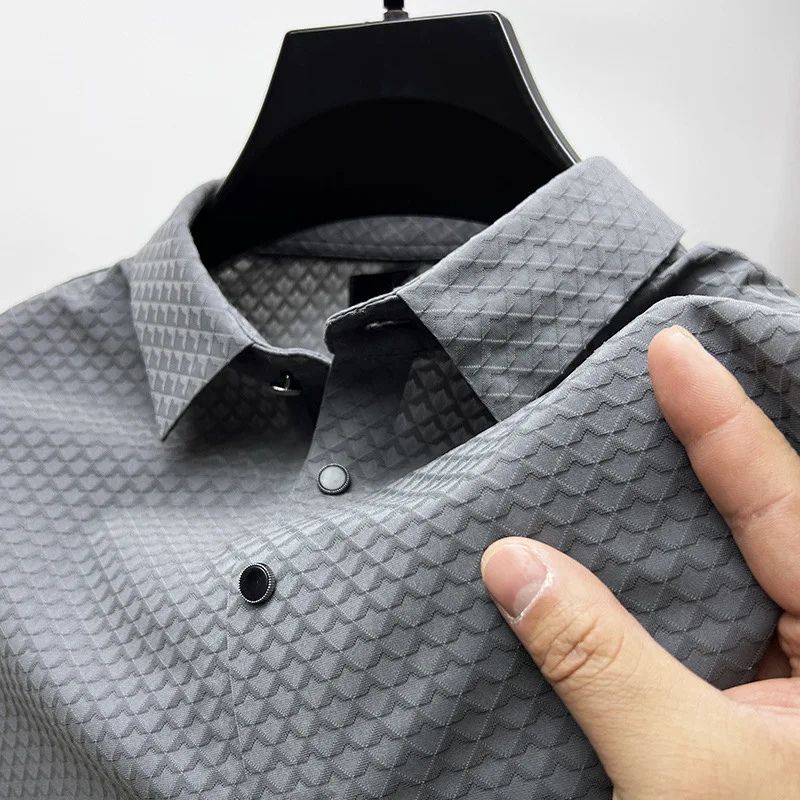 Polo de verano de seda de lujo para hombre - Frits