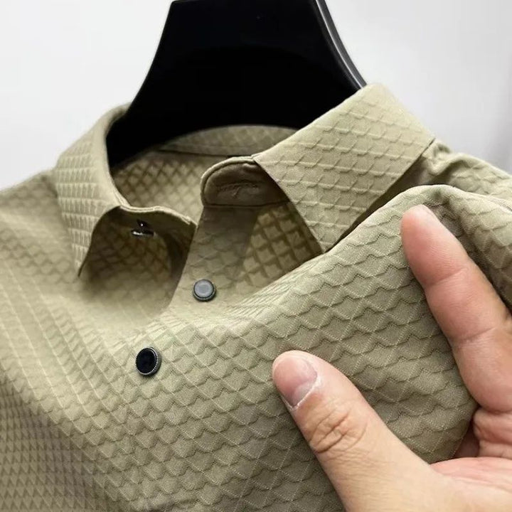 Polo de verano de seda de lujo para hombre - Frits