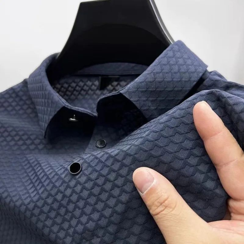 Polo de verano de seda de lujo para hombre - Frits