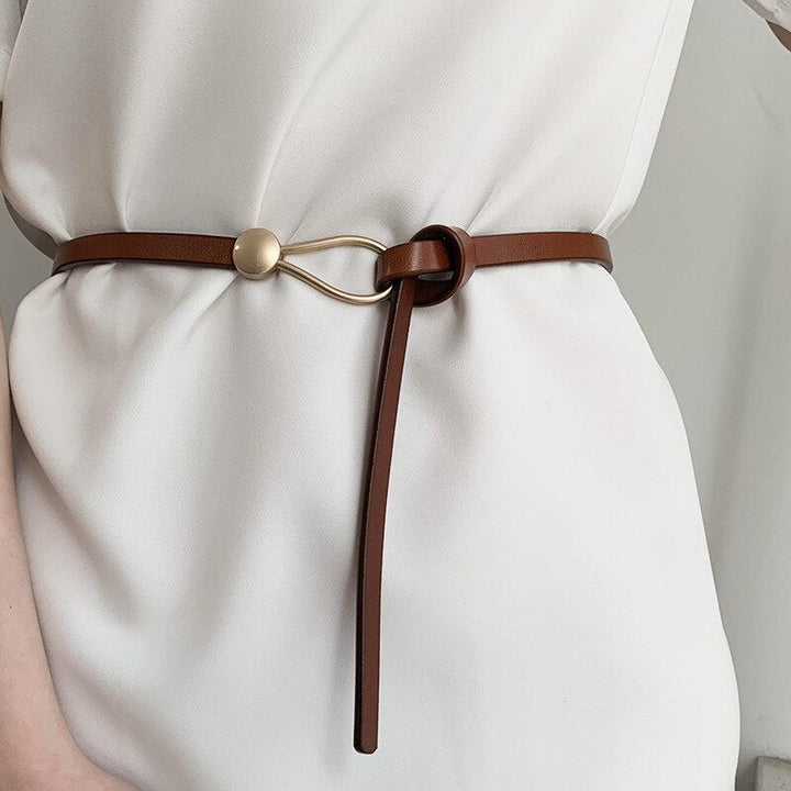 Mae - Elegante cinturón de piel para señora