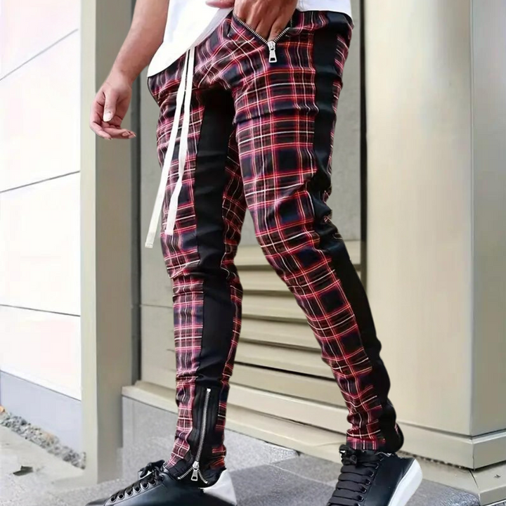 ALOIS - Elegantes pantalones clásicos de hombre a cuadros para un look atemporal