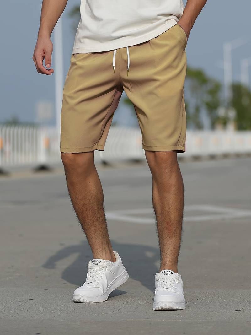 Pantalones cortos de verano aireados con cordón ajustable - Tijs