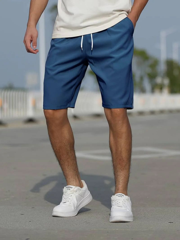 Pantalones cortos de verano aireados con cordón ajustable - Tijs