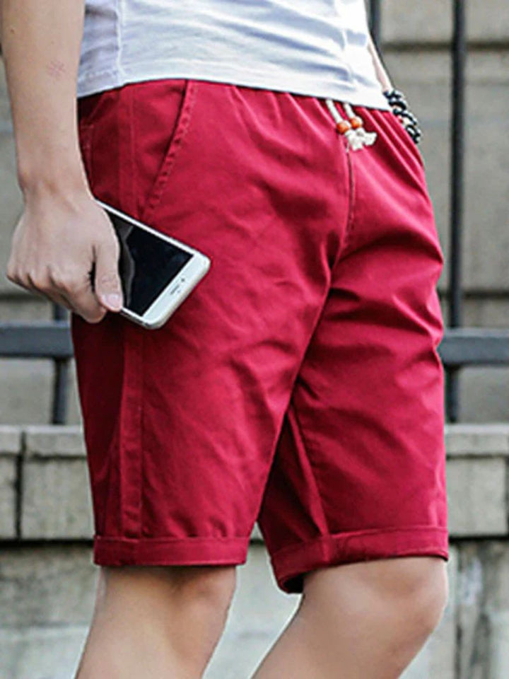 Pantalones cortos de verano aireados con cordón ajustable - Tijs