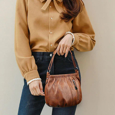 Iris - Elegante y estiloso bolso de piel suave para otoño para mujer