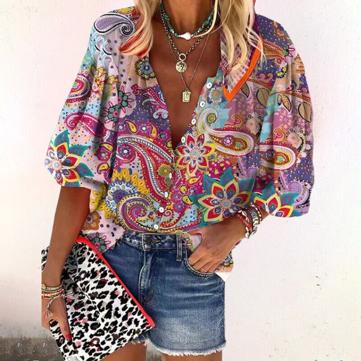 Felicia - Camisa Retro Chic