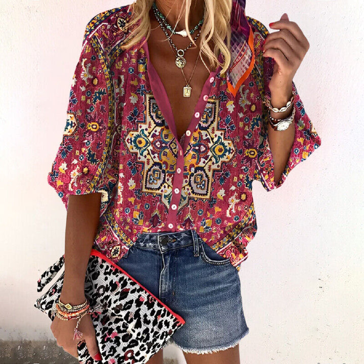 Felicia - Camisa Retro Chic