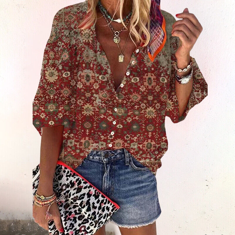 Felicia - Camisa Retro Chic