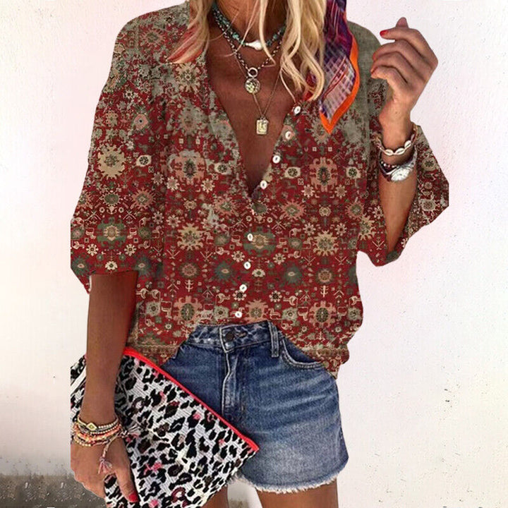 Felicia - Camisa Retro Chic