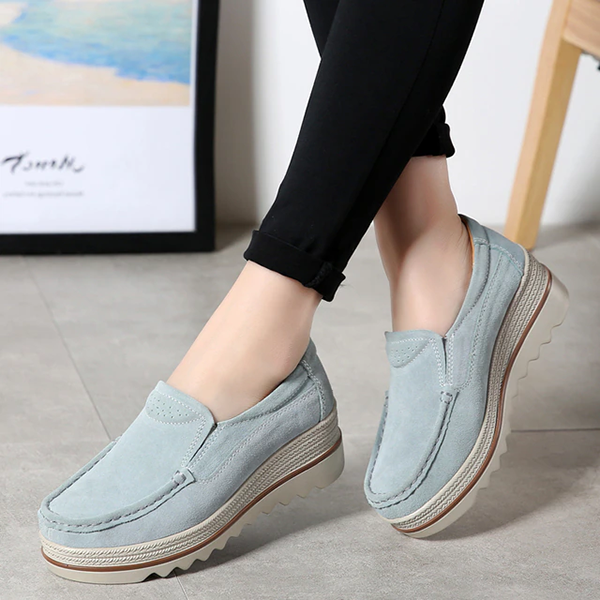 Trudie - Elegantes zapatos ortopédicos de piel para mujer
