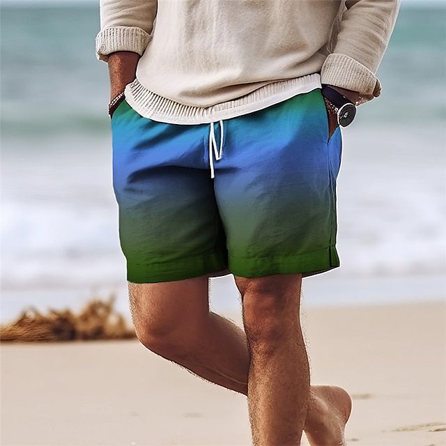 Elegantes pantalones cortos de verano de tiro medio para hombre - Nijs