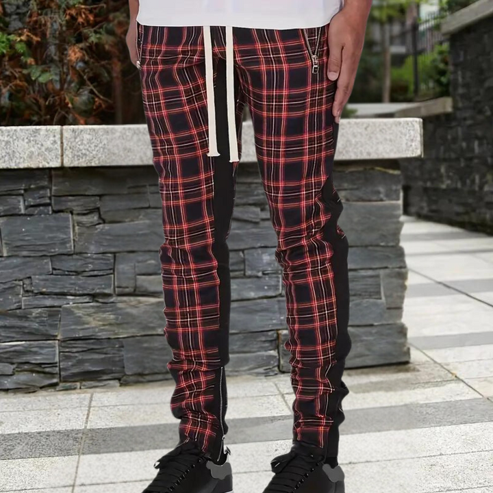 ALOIS - Elegantes pantalones clásicos de hombre a cuadros para un look atemporal