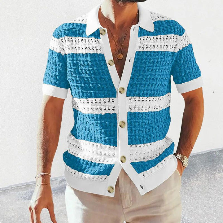 Elegante polo de verano de punto para hombre - Nino