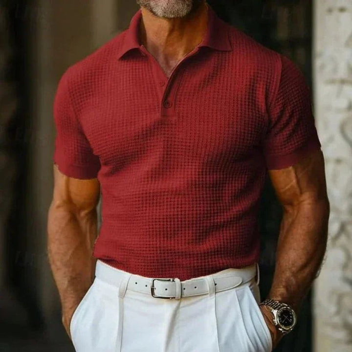 Elegante polo de verano atemporal para hombre con elegante tapeta de botones - Brend