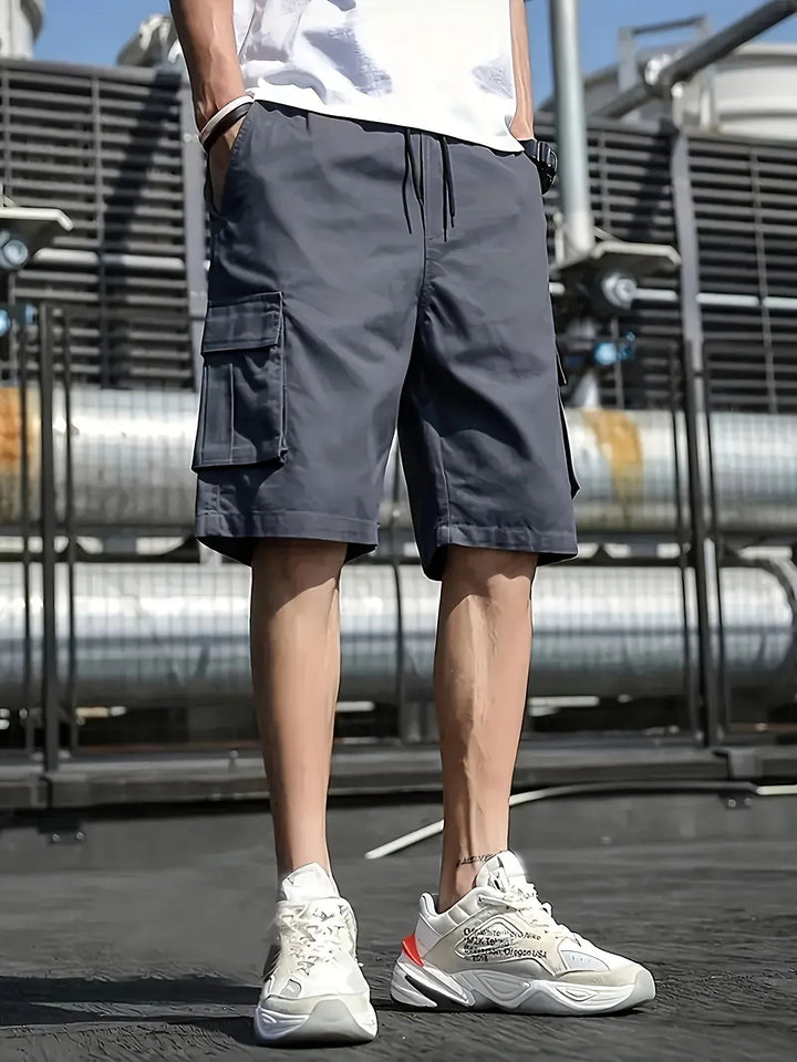 Elegantes y cómodos pantalones cortos cargo duraderos para hombre - Haro para el verano