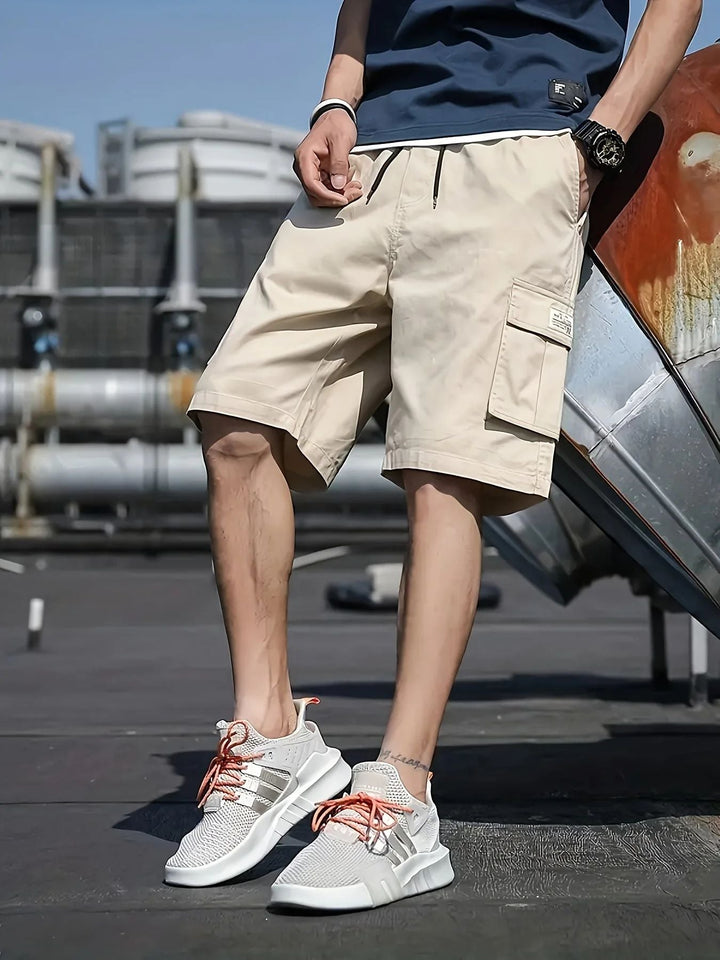 Elegantes y cómodos pantalones cortos cargo duraderos para hombre - Haro para el verano