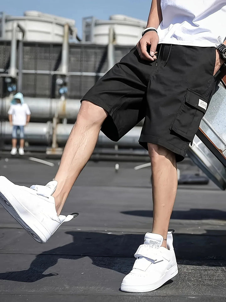 Elegantes y cómodos pantalones cortos cargo duraderos para hombre - Haro para el verano
