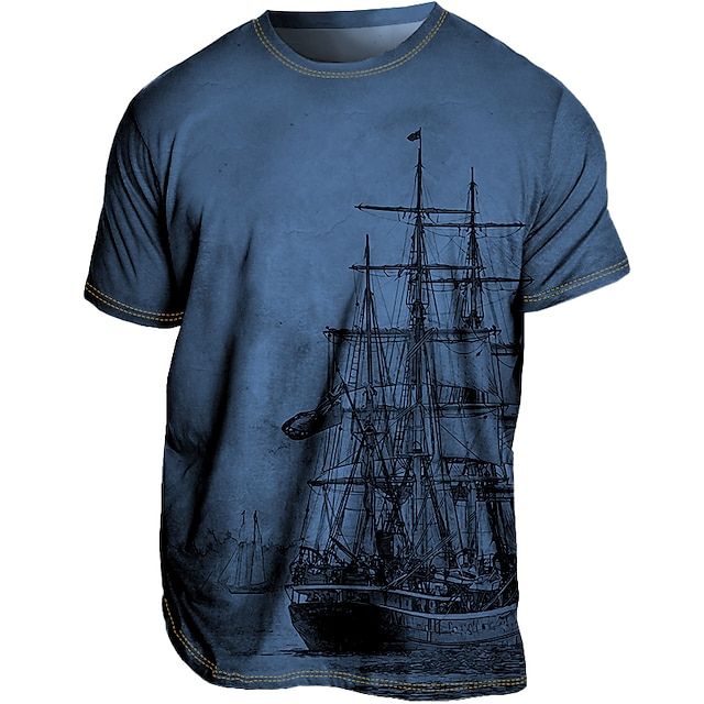 Camiseta de verano para hombre en tallas grandes - Loran