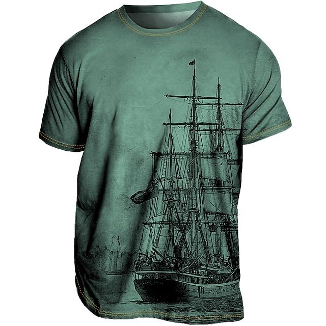 Camiseta de verano para hombre en tallas grandes - Loran