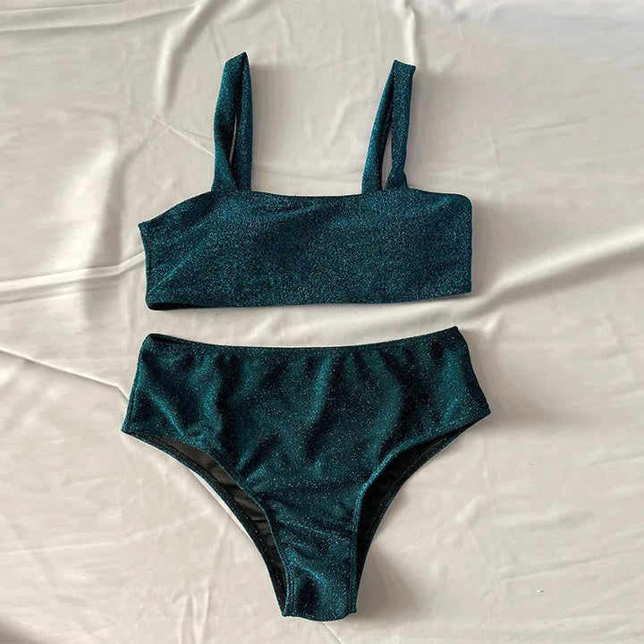 Adeline - ¡Set de bikini brillante para un verano resplandeciente!