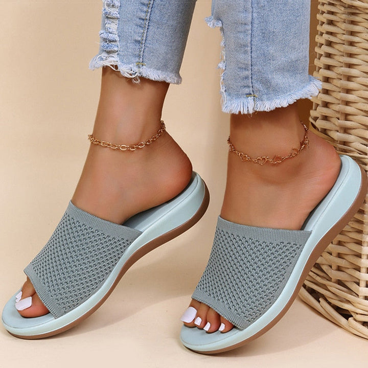 Lara - Zapatillas ortopédicas transpirables de lujo para mujer, ¡perfectas para el verano!