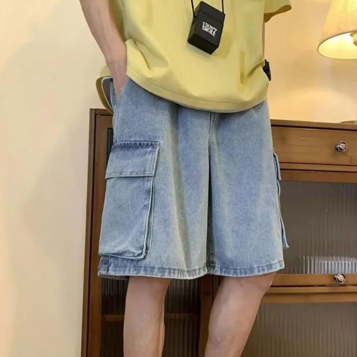Elegantes pantalones cortos vaqueros de verano para hombre - Lammert