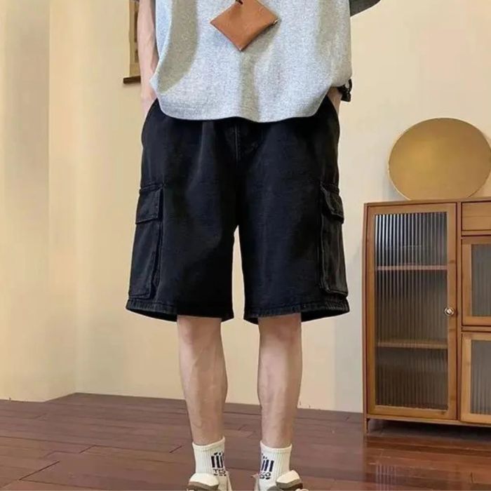 Elegantes pantalones cortos vaqueros de verano para hombre - Lammert