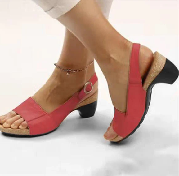 Aprilyn - Zapatos elegantes y cómodos con tacón bajo y robusto